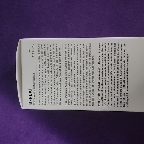 2 BOTTLE BUNDLE 1 x NIB, 1 sampled MAELYS Be Flat Firming Belly Cream - Picture 5 of 8